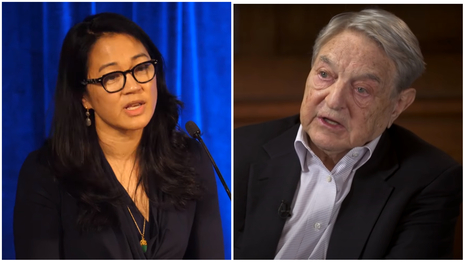Felicia Wong and George Soros